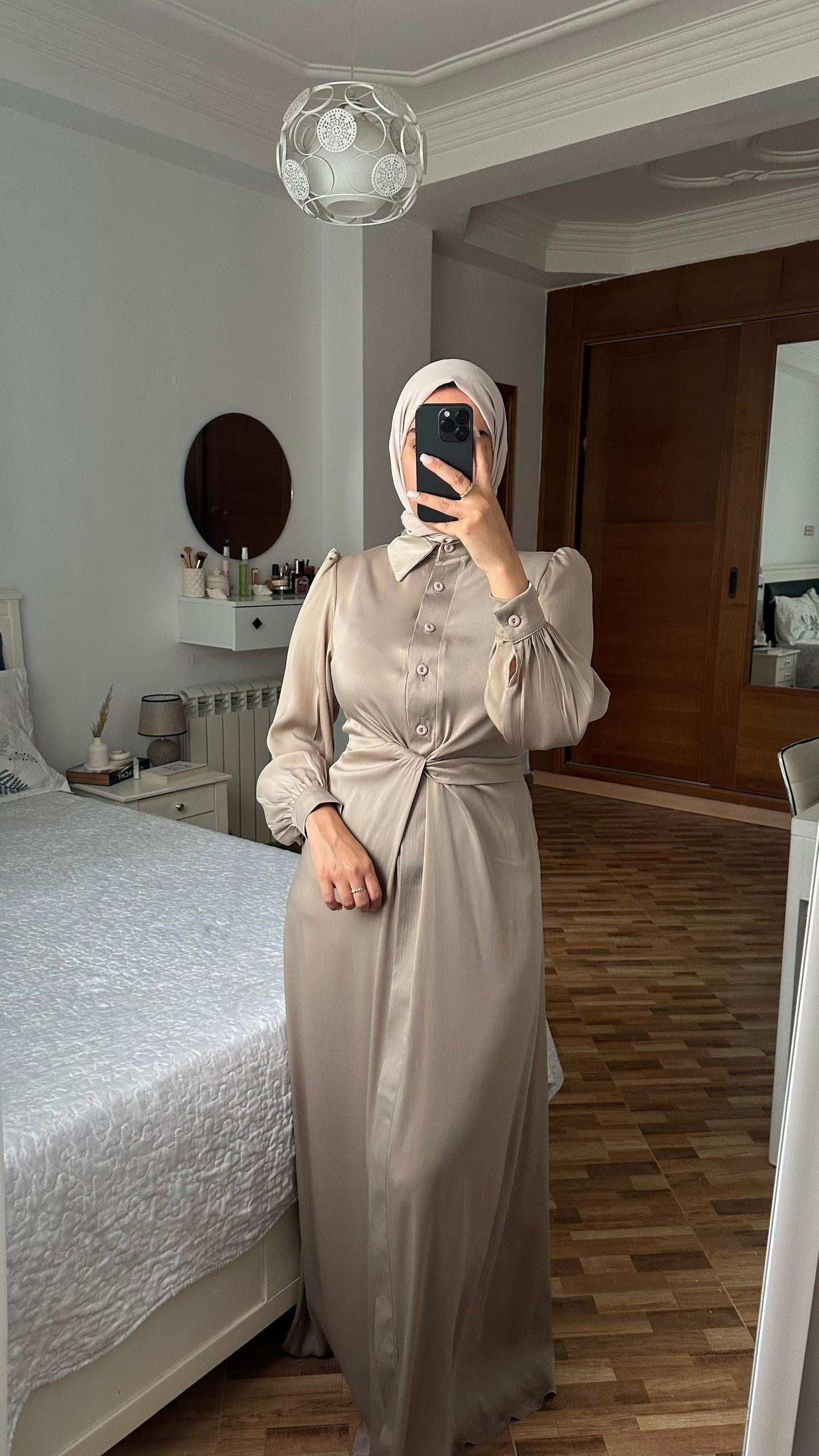 ROBE CHEMISE CROISE