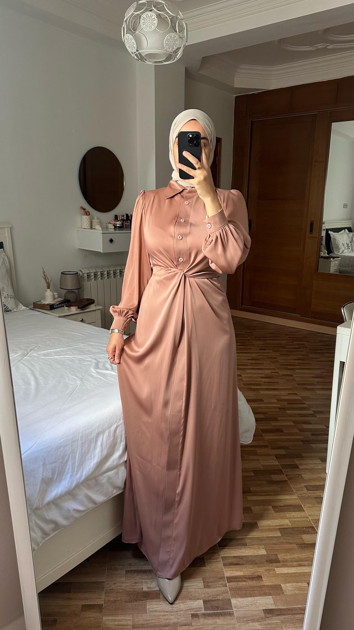 ROBE CHEMISE CROISE