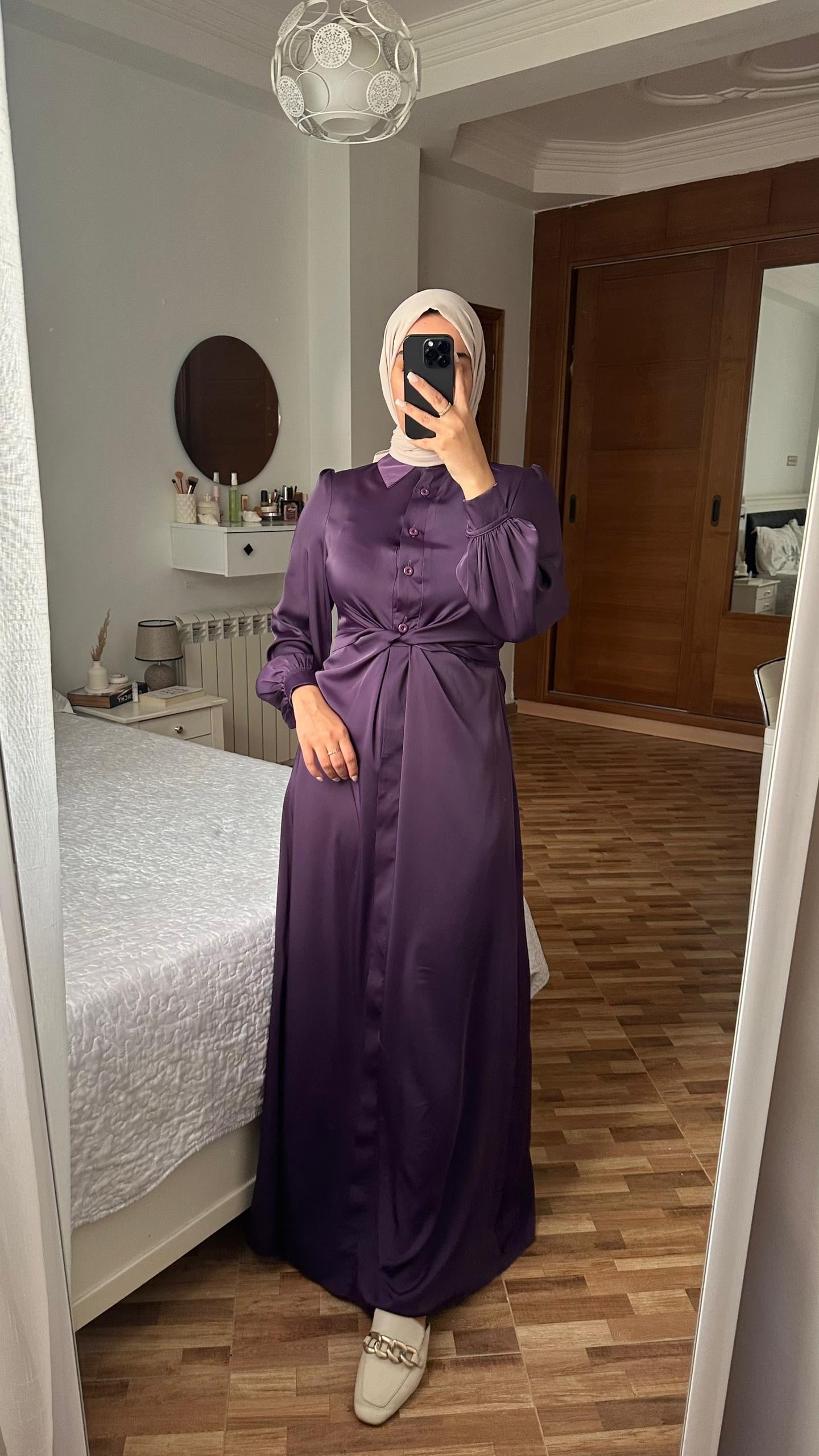 ROBE CHEMISE CROISE