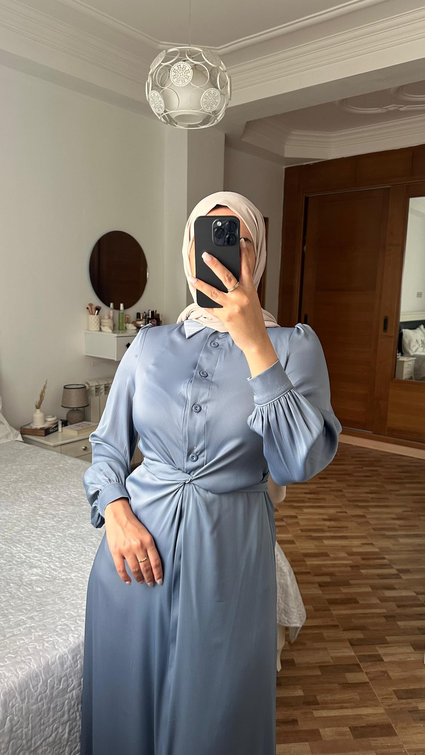 ROBE CHEMISE CROISE