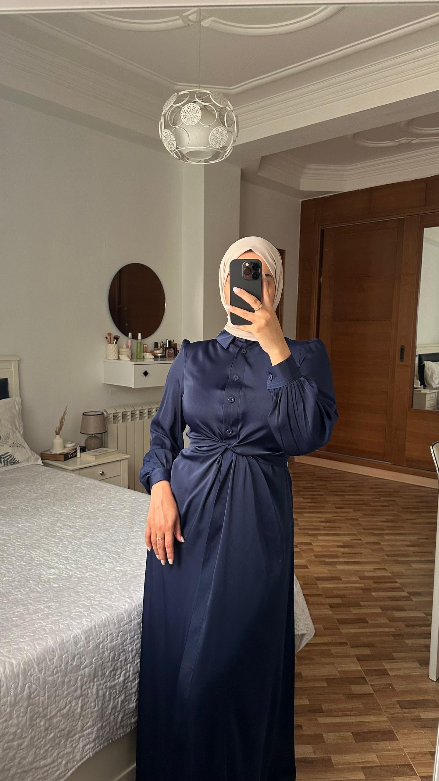 ROBE CHEMISE CROISE