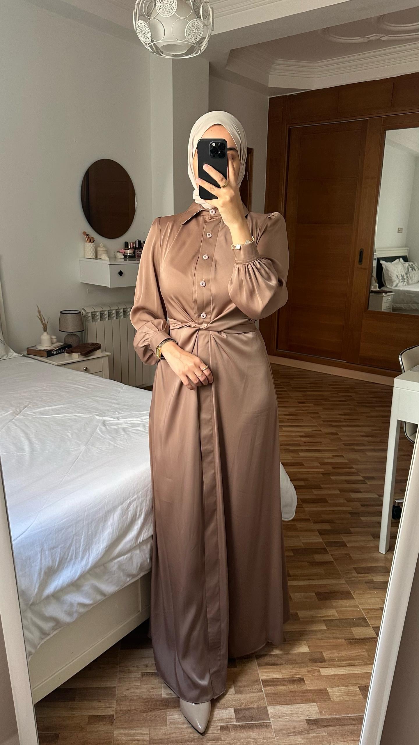 ROBE CHEMISE CROISE