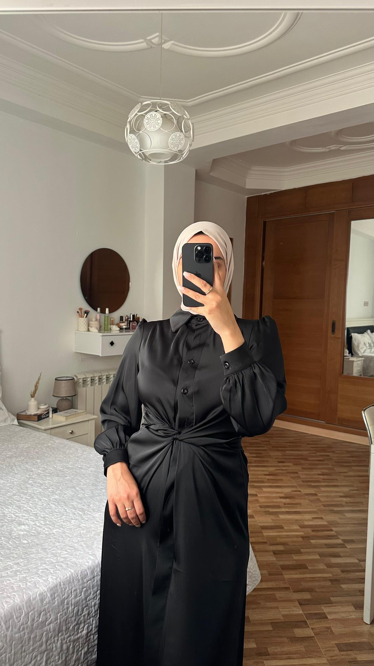 ROBE CHEMISE CROISE