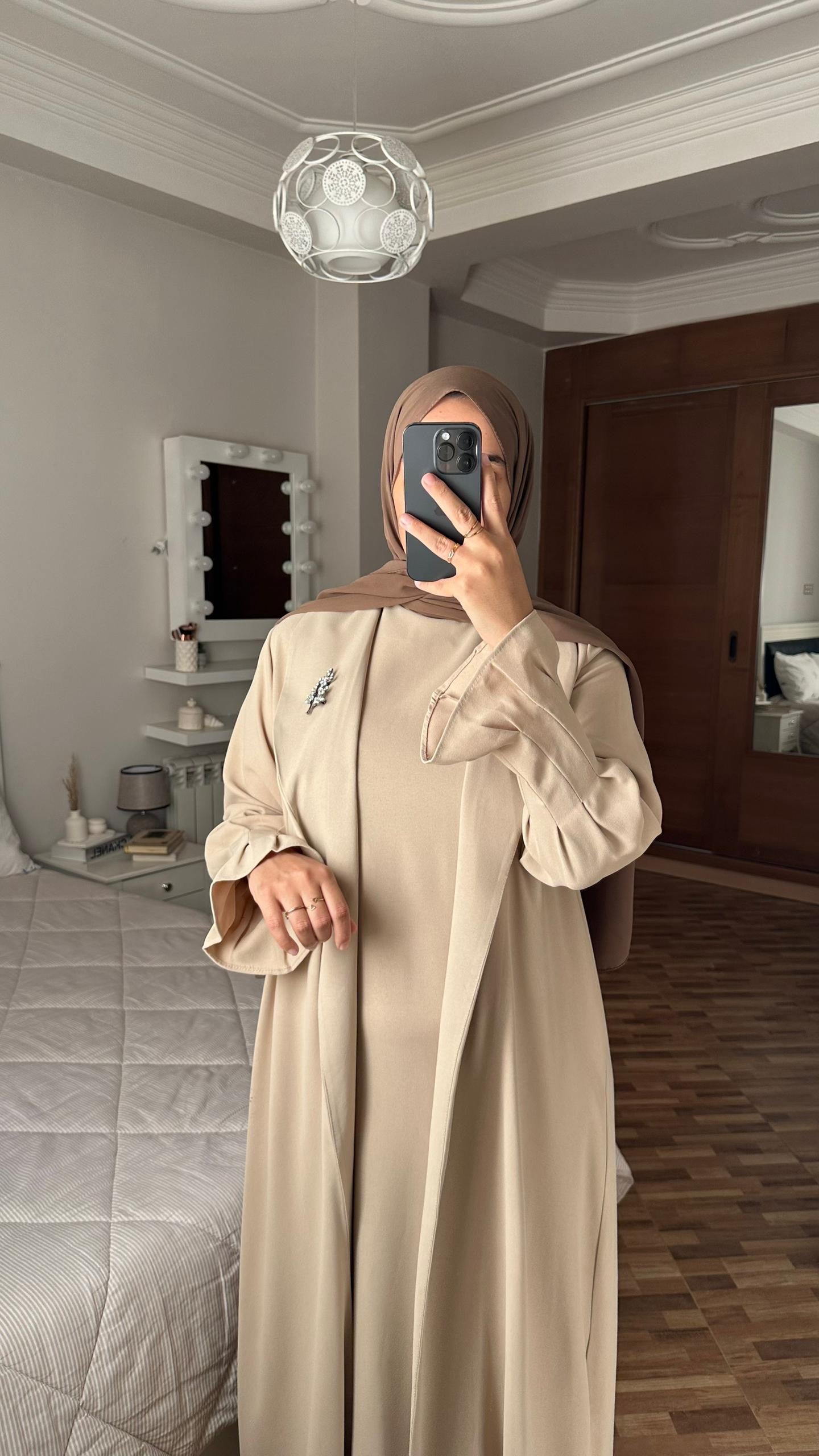 Abaya Asell chic AVEC ROBE