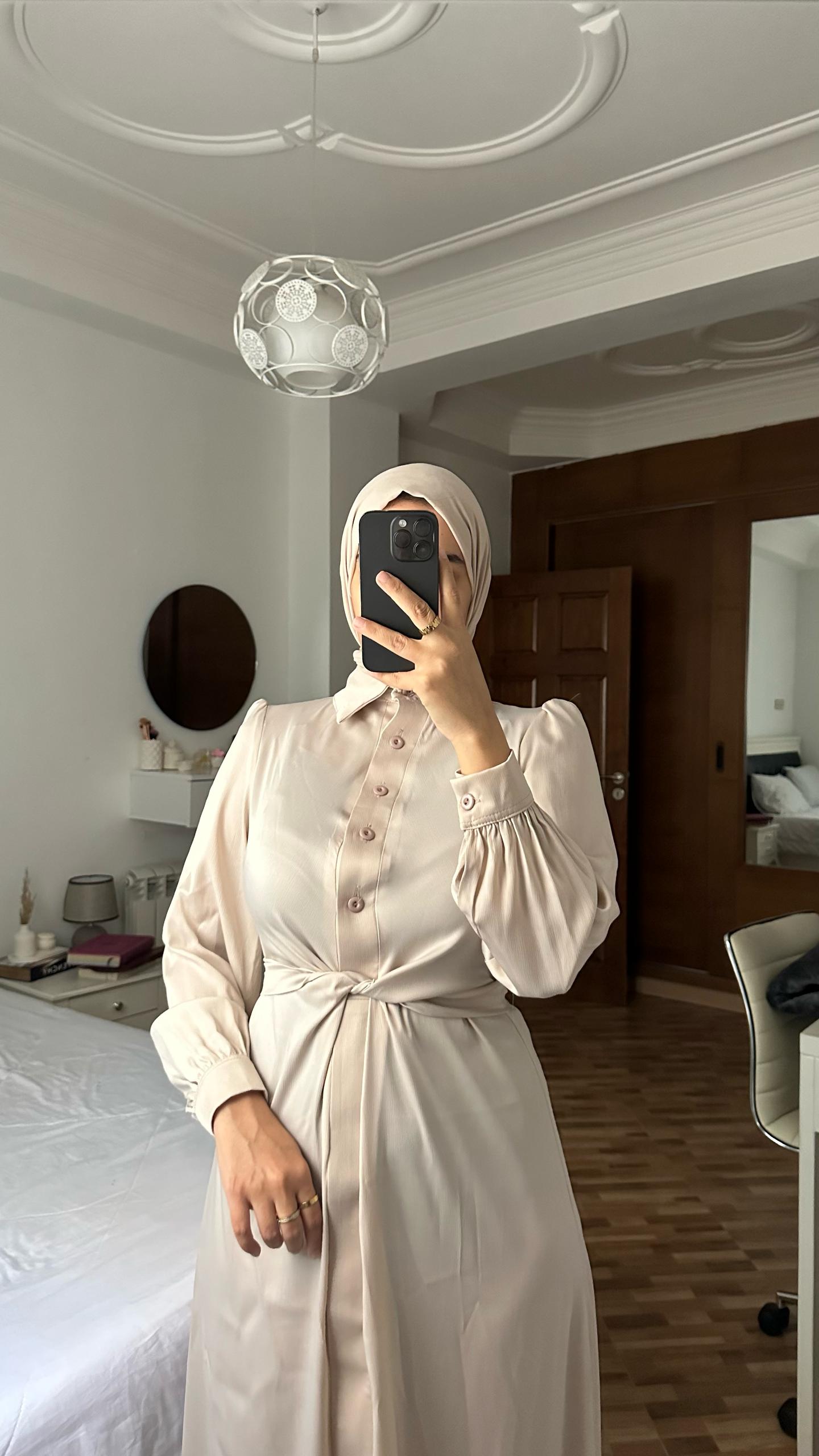 ROBE CHEMISE CROISE