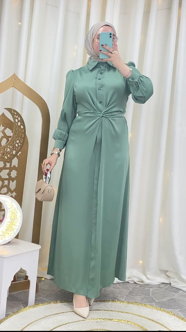 ROBE CHEMISE CROISE