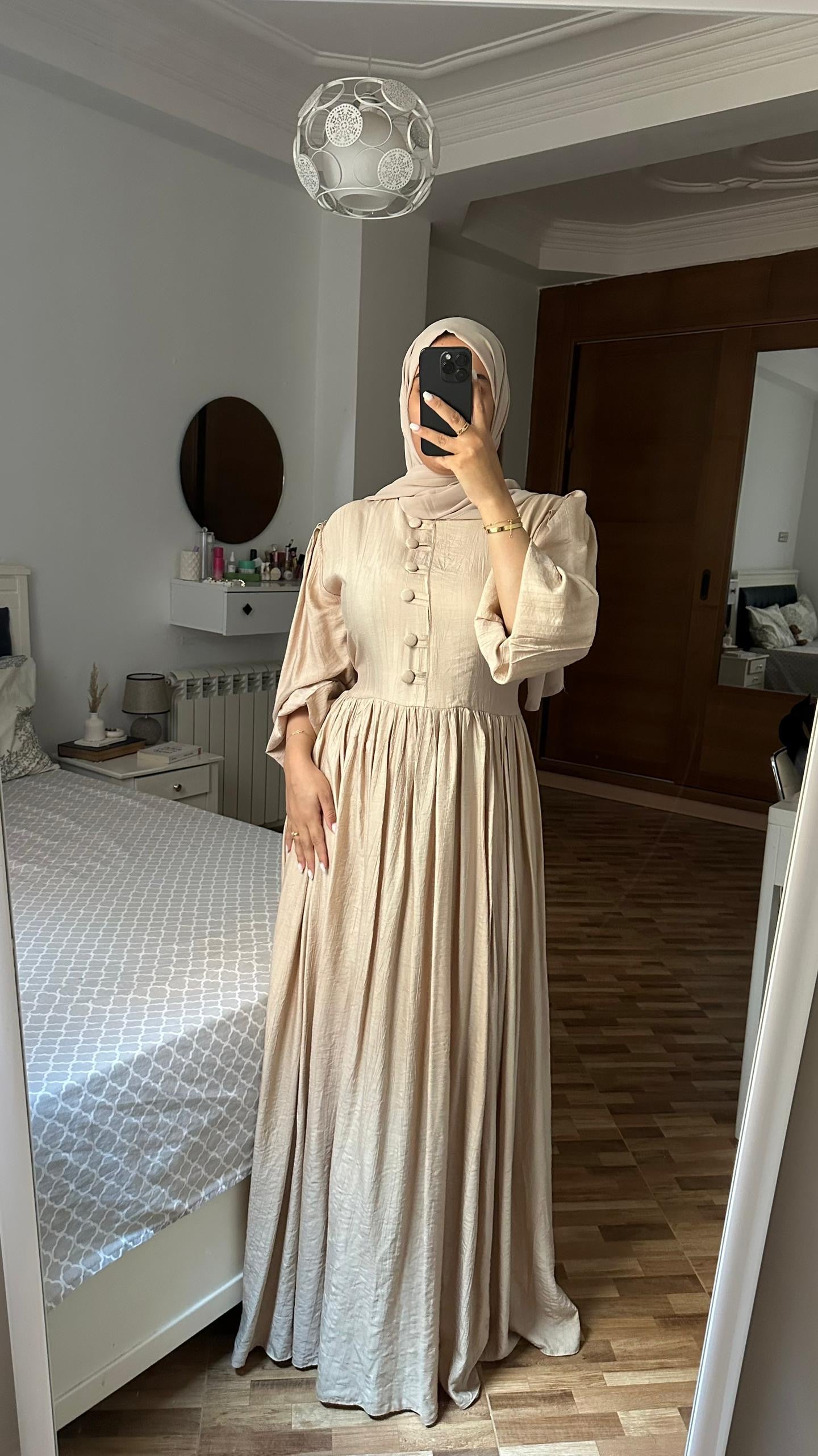 robe Zina avec bouton