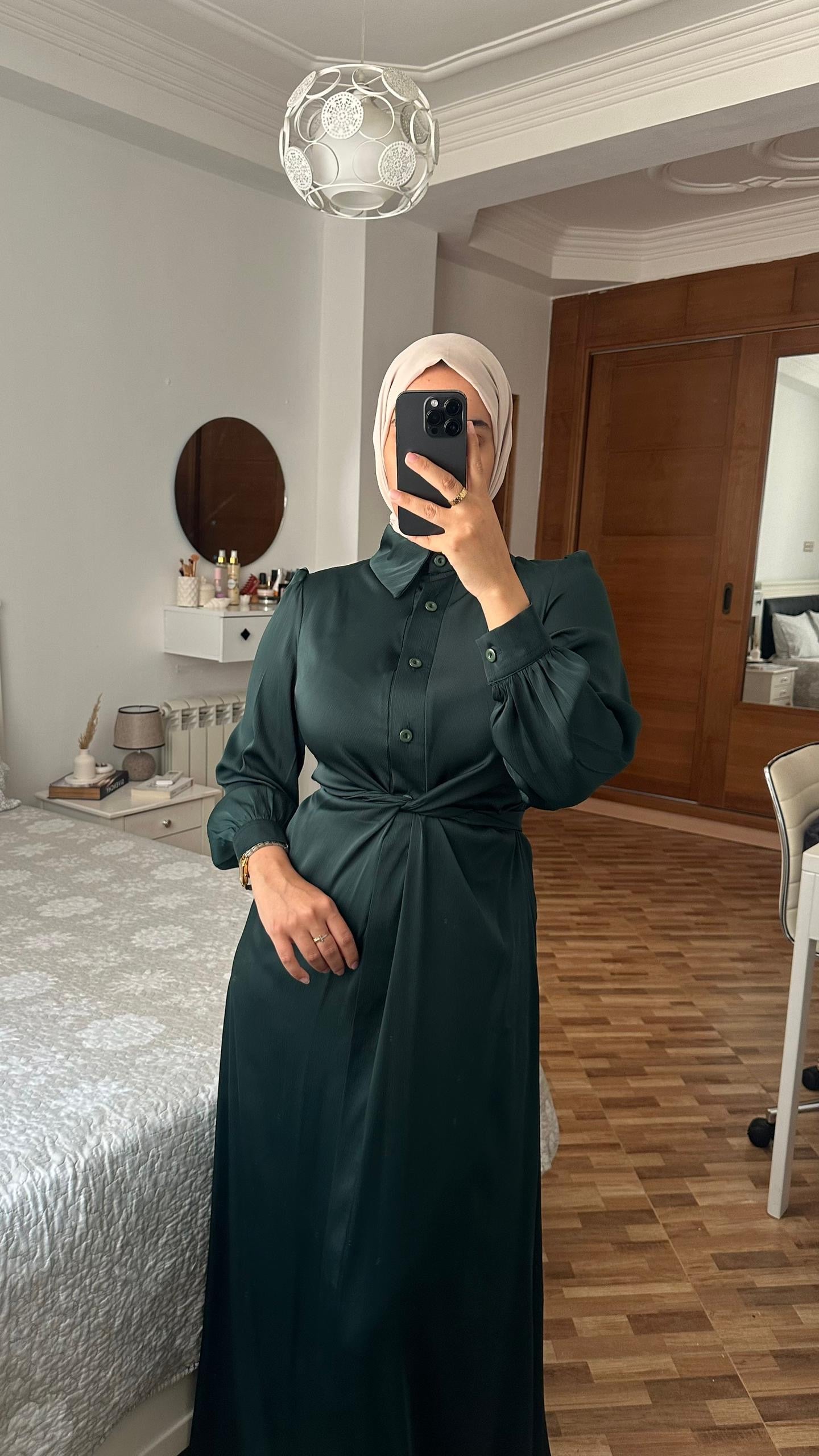 ROBE CHEMISE CROISE