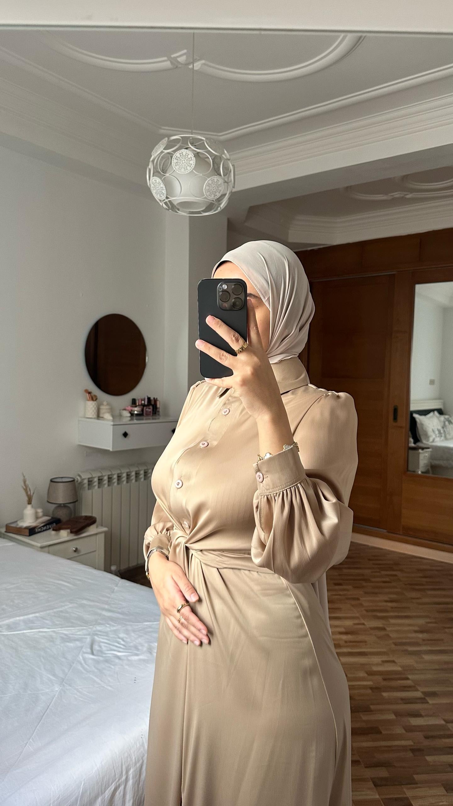 ROBE CHEMISE CROISE