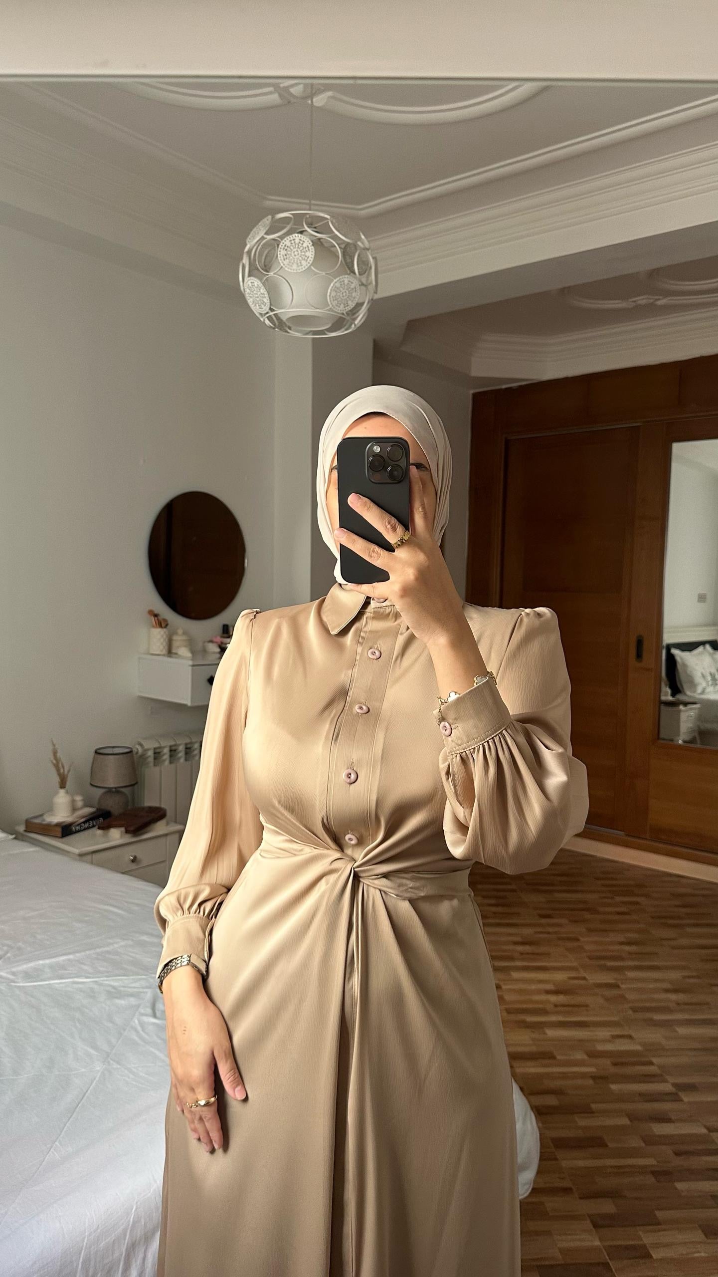 ROBE CHEMISE CROISE