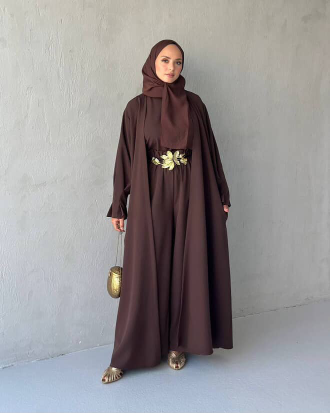 Ensemble marron 3 pièce