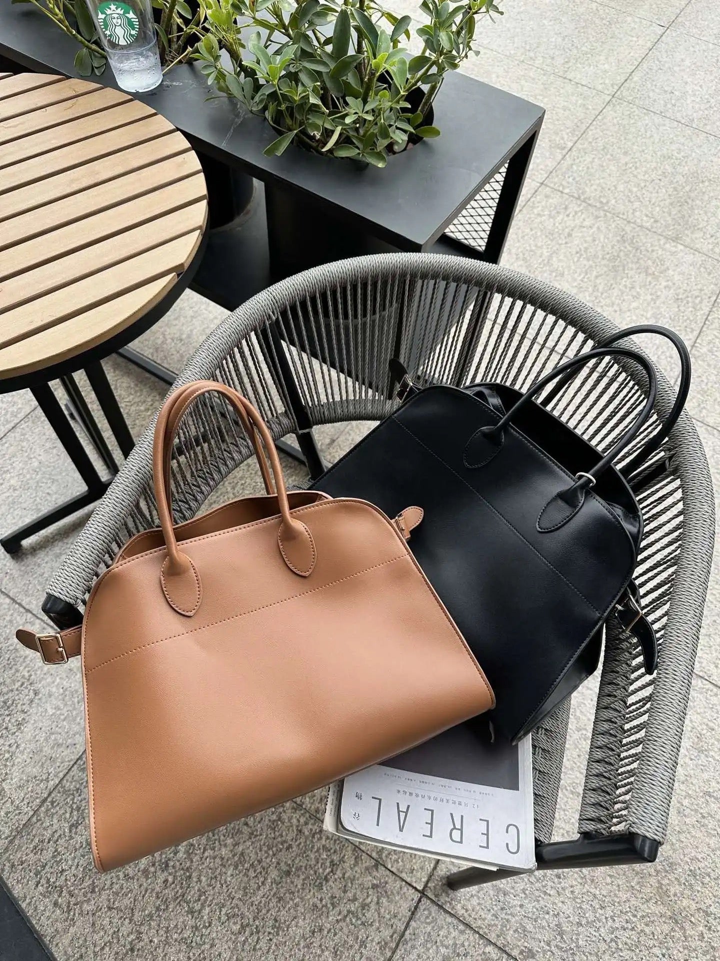 Sacs à main marron noir pour femme