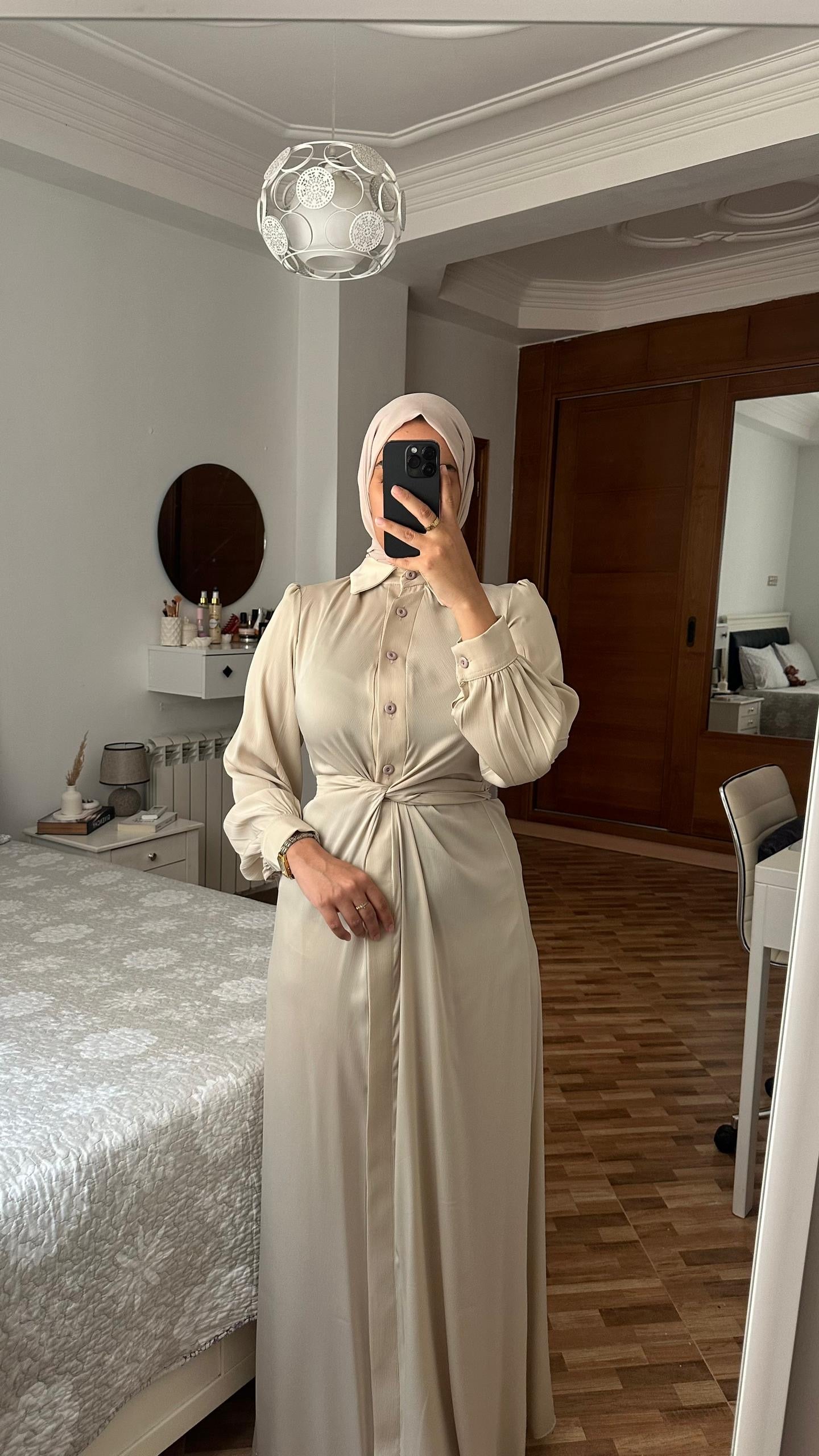 ROBE CHEMISE CROISE