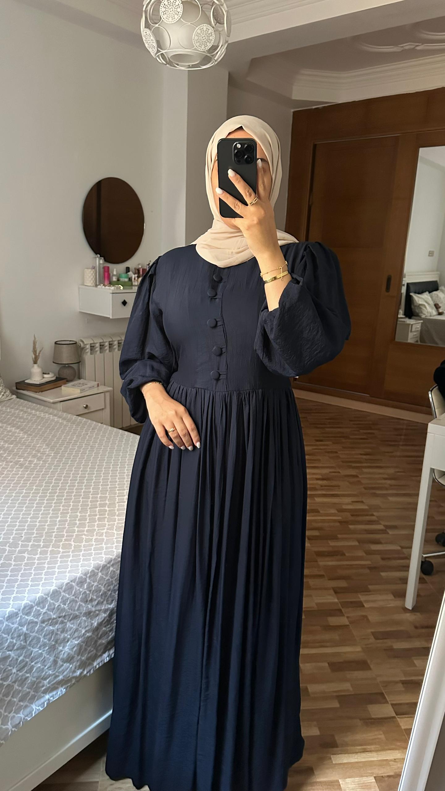 robe avec bouton