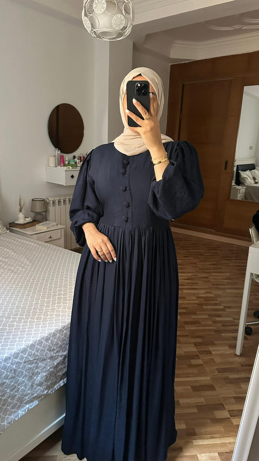 robe avec bouton