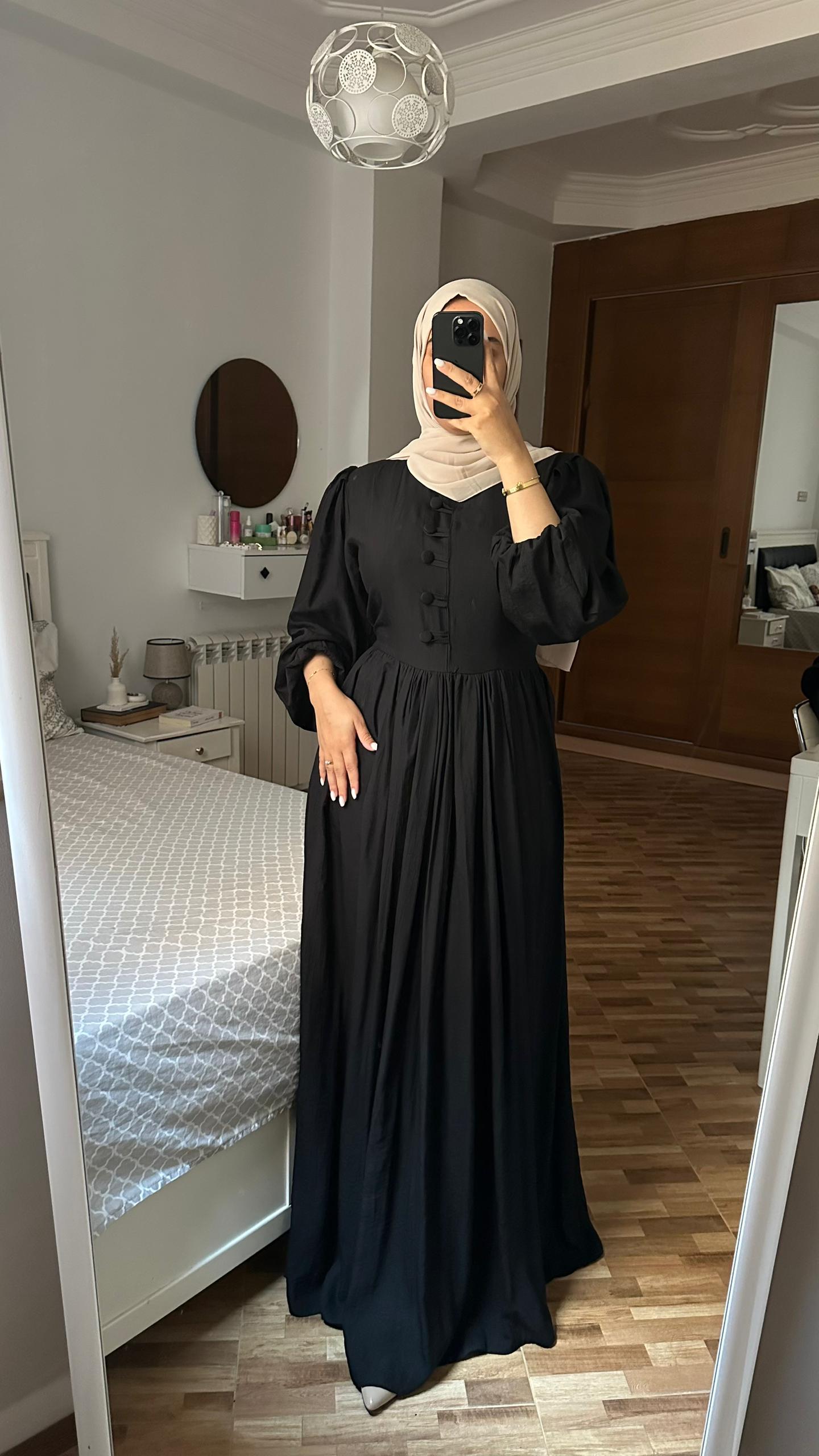robe avec bouton