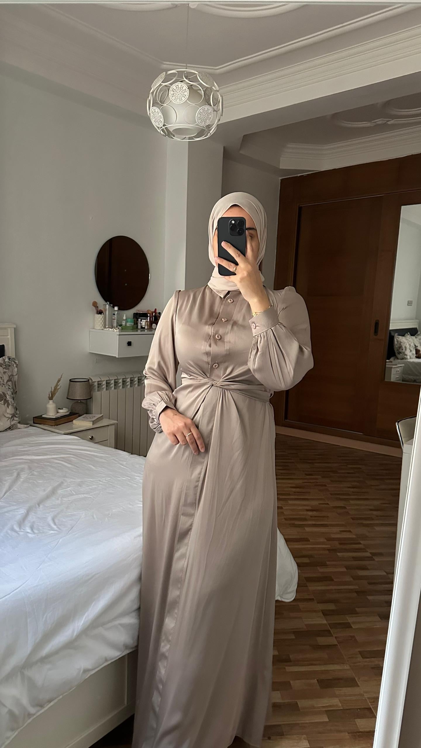 ROBE CHEMISE CROISE