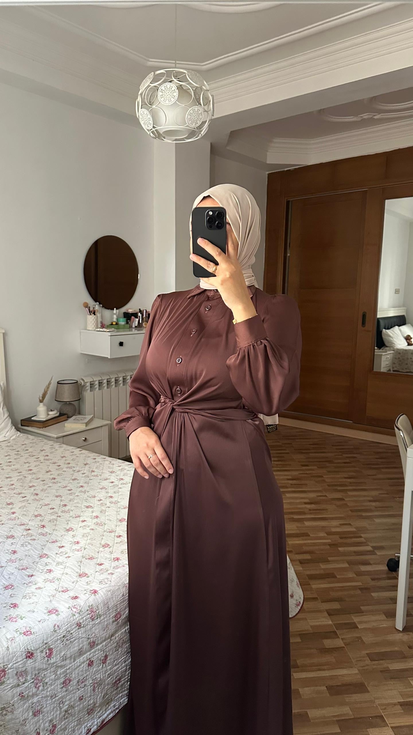 ROBE CHEMISE CROISE