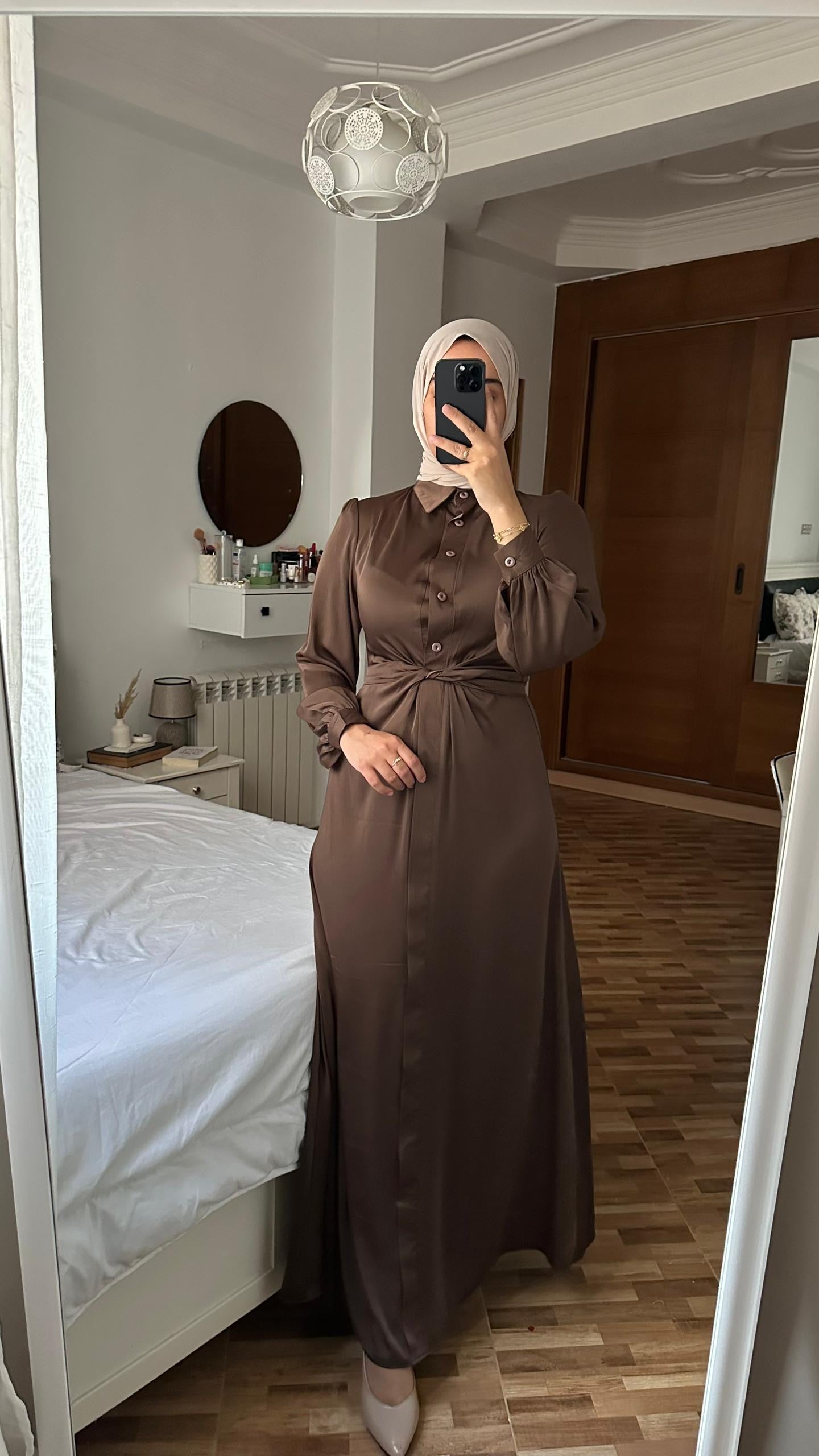 ROBE CHEMISE CROISE