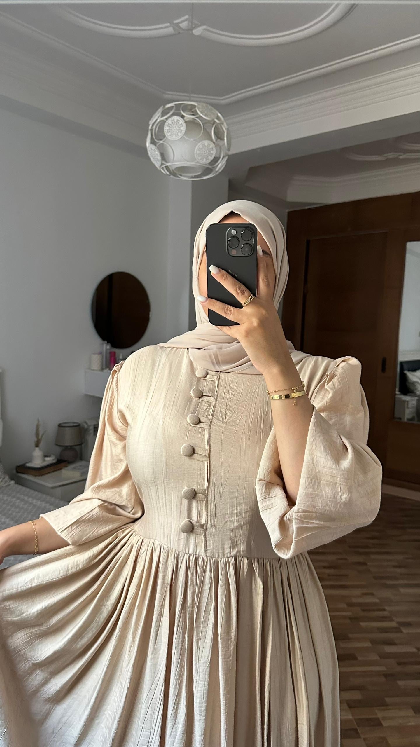 robe Zina avec bouton
