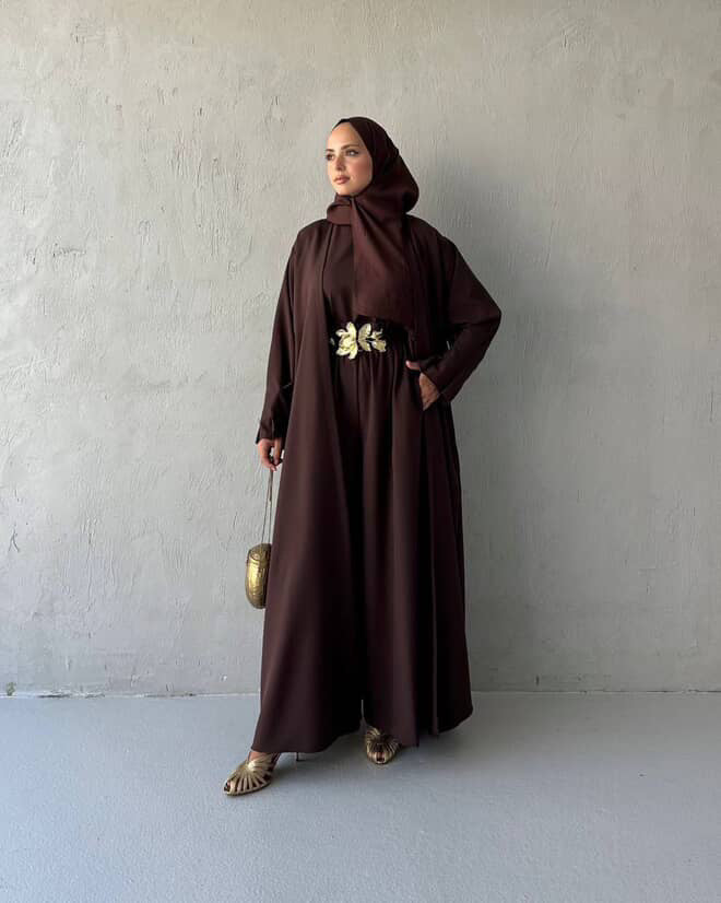 Ensemble marron 3 pièce