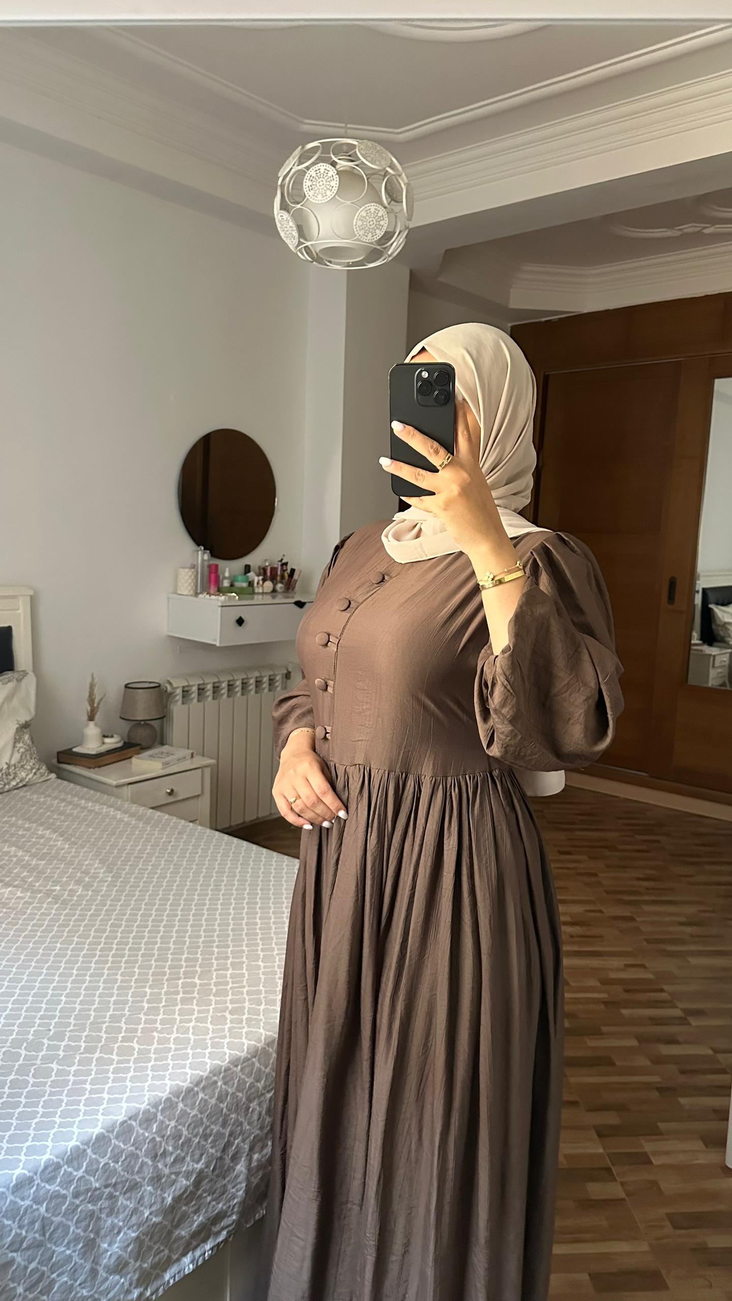 robe avec bouton