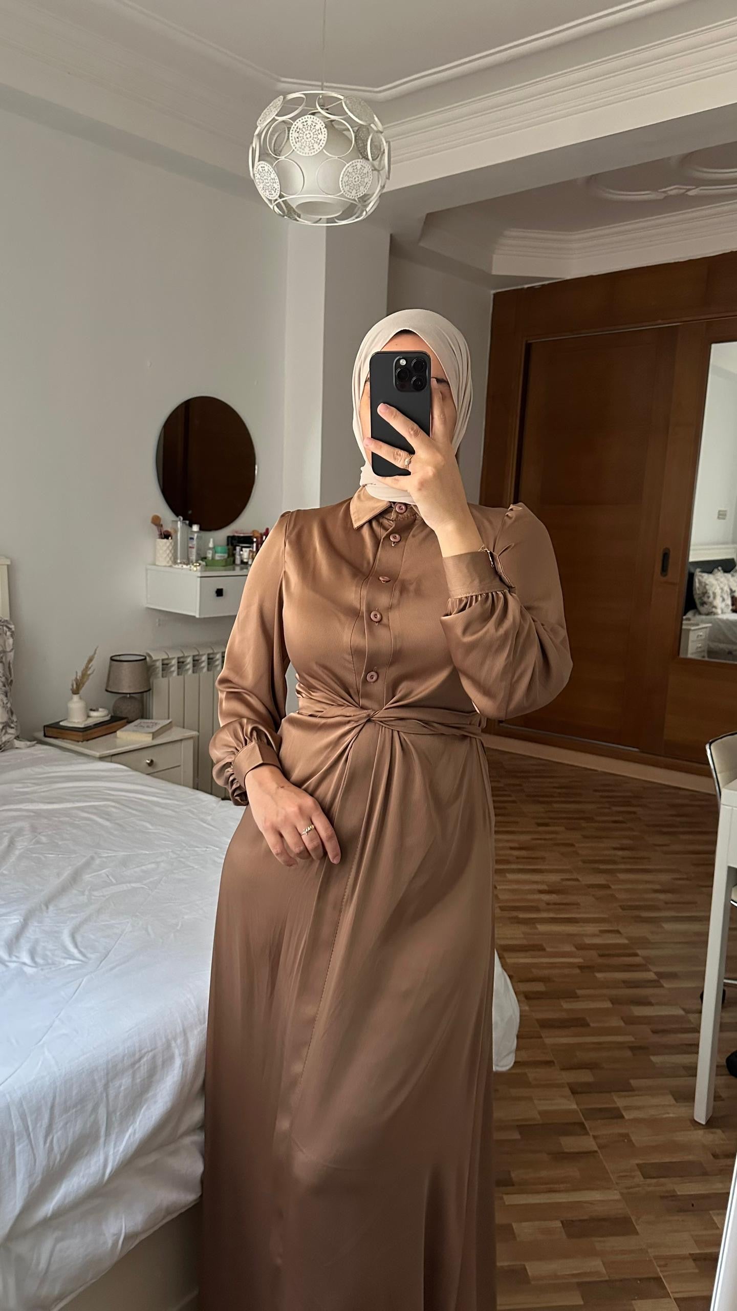 ROBE CHEMISE CROISE