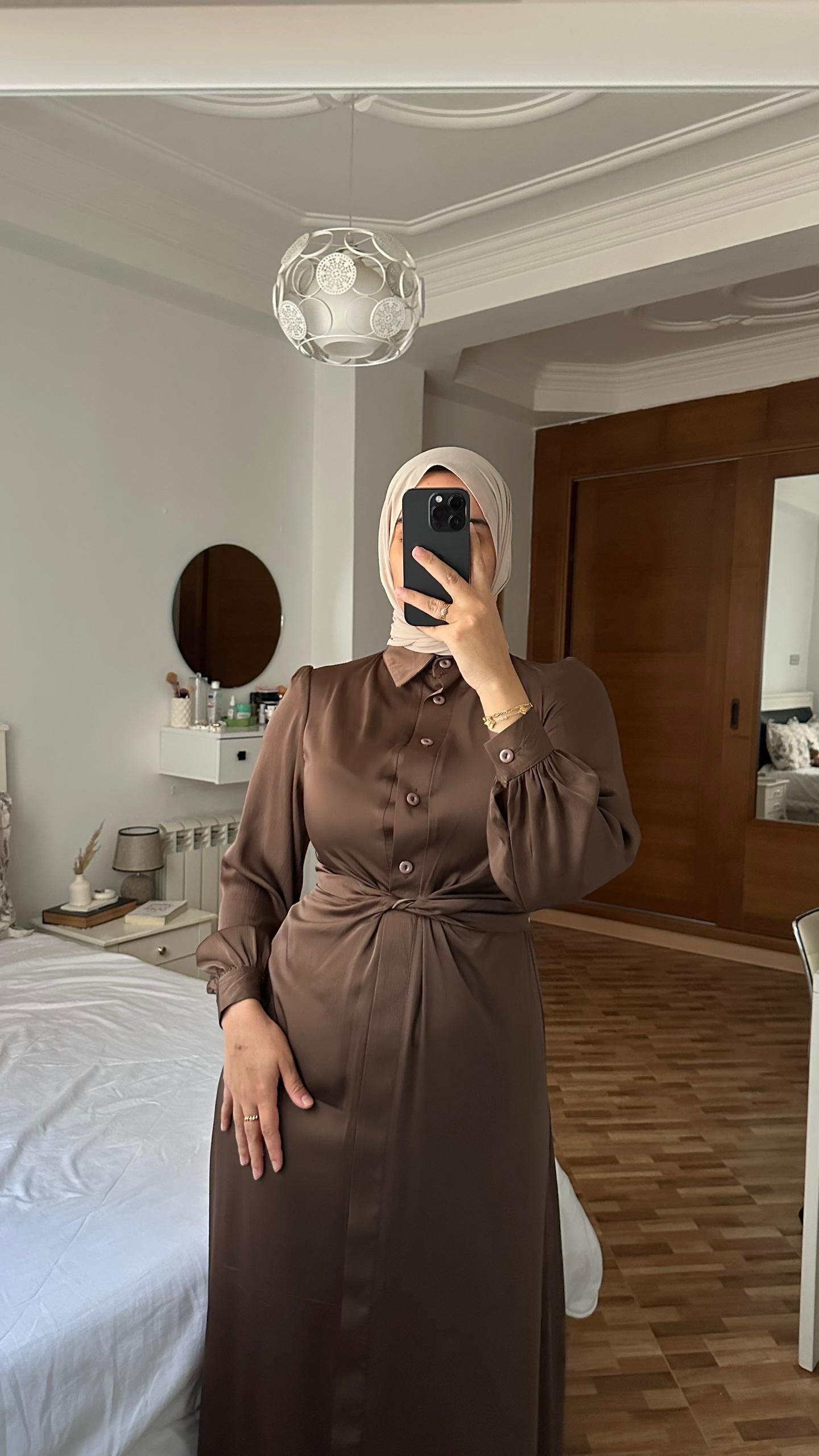 ROBE CHEMISE CROISE