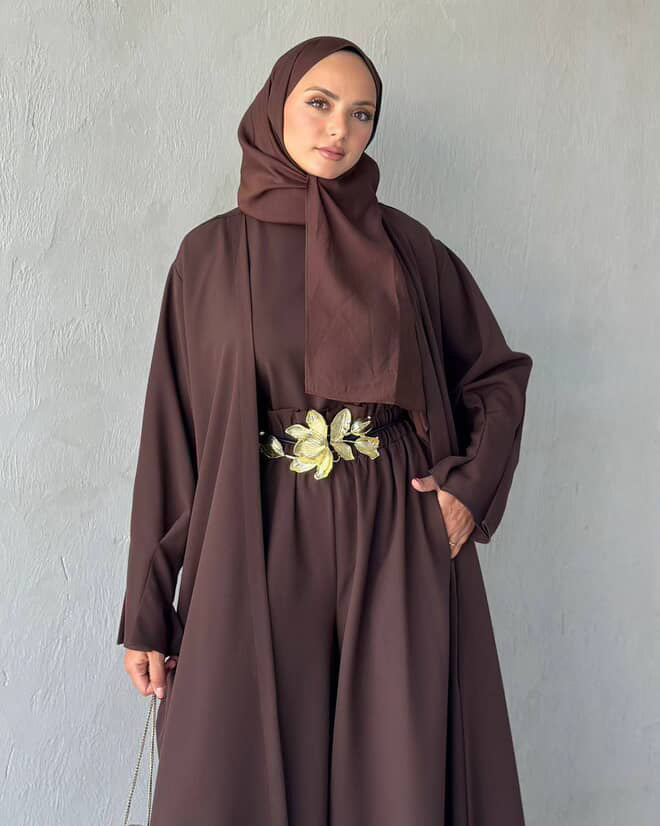 Ensemble marron 3 pièce