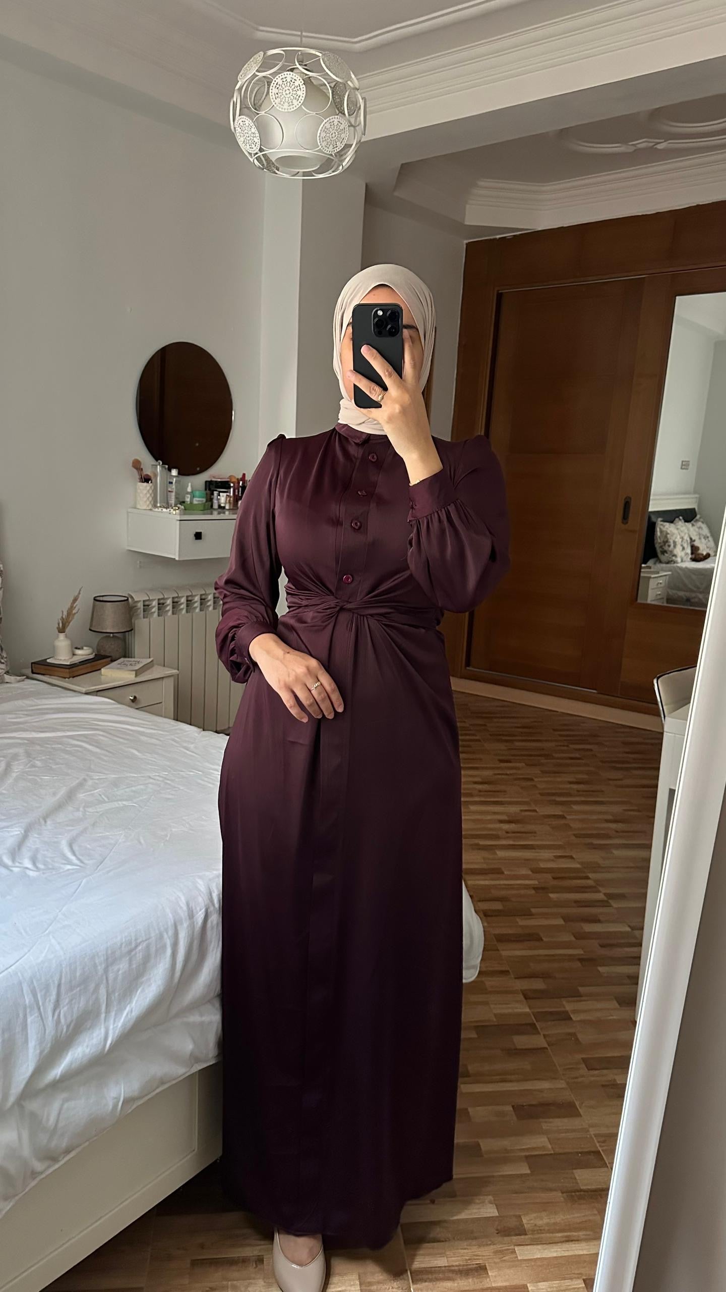 ROBE CHEMISE CROISE