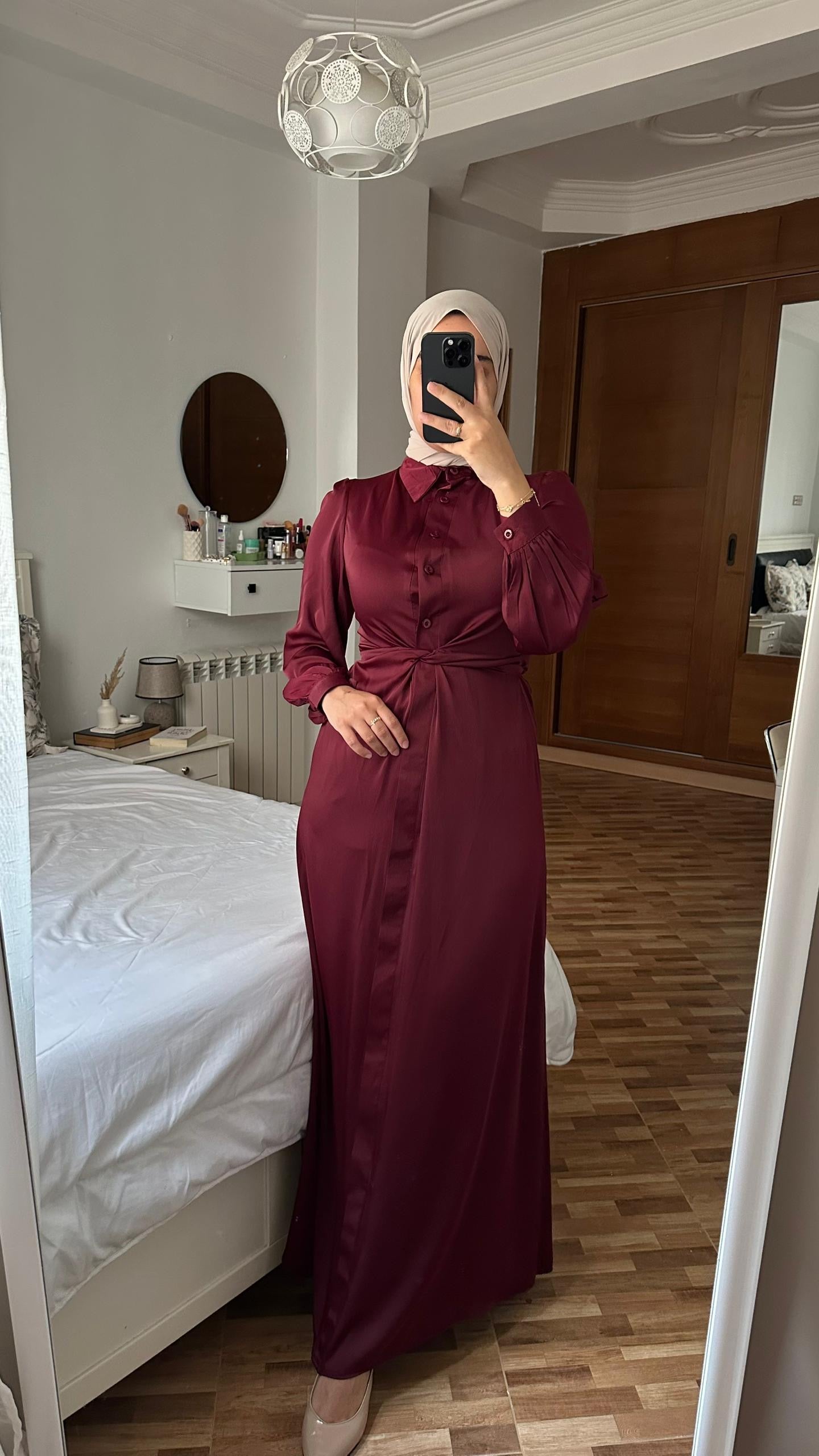 ROBE CHEMISE CROISE