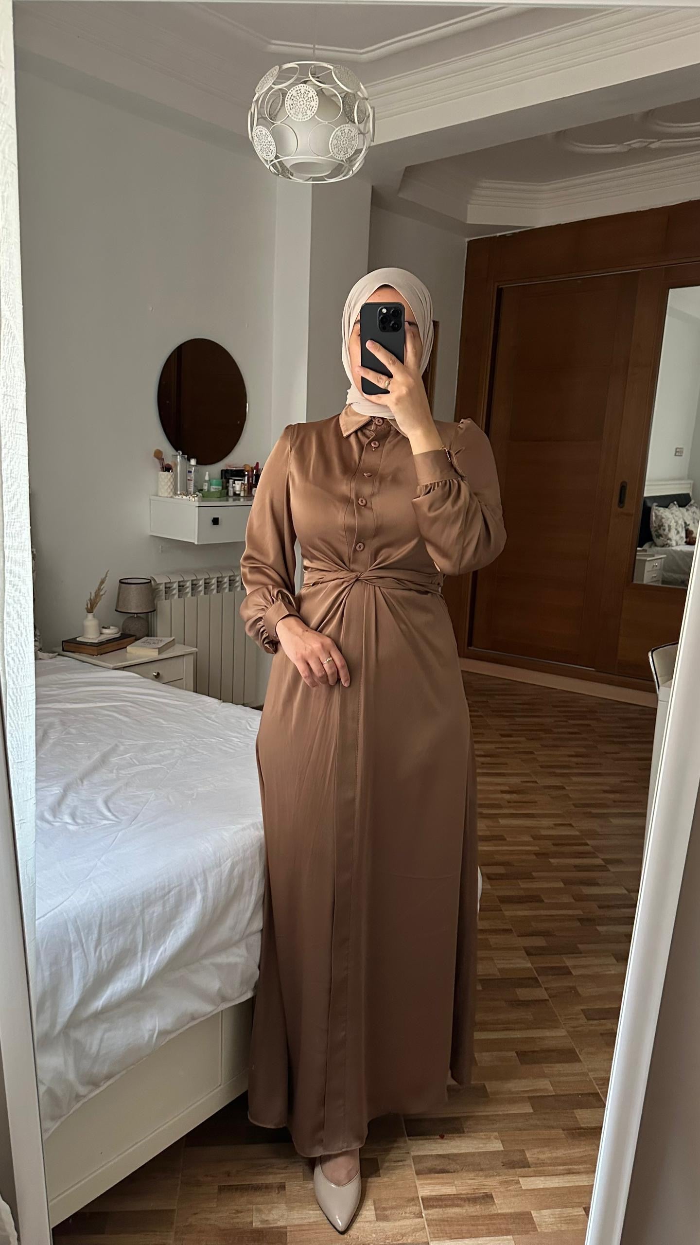 ROBE CHEMISE CROISE