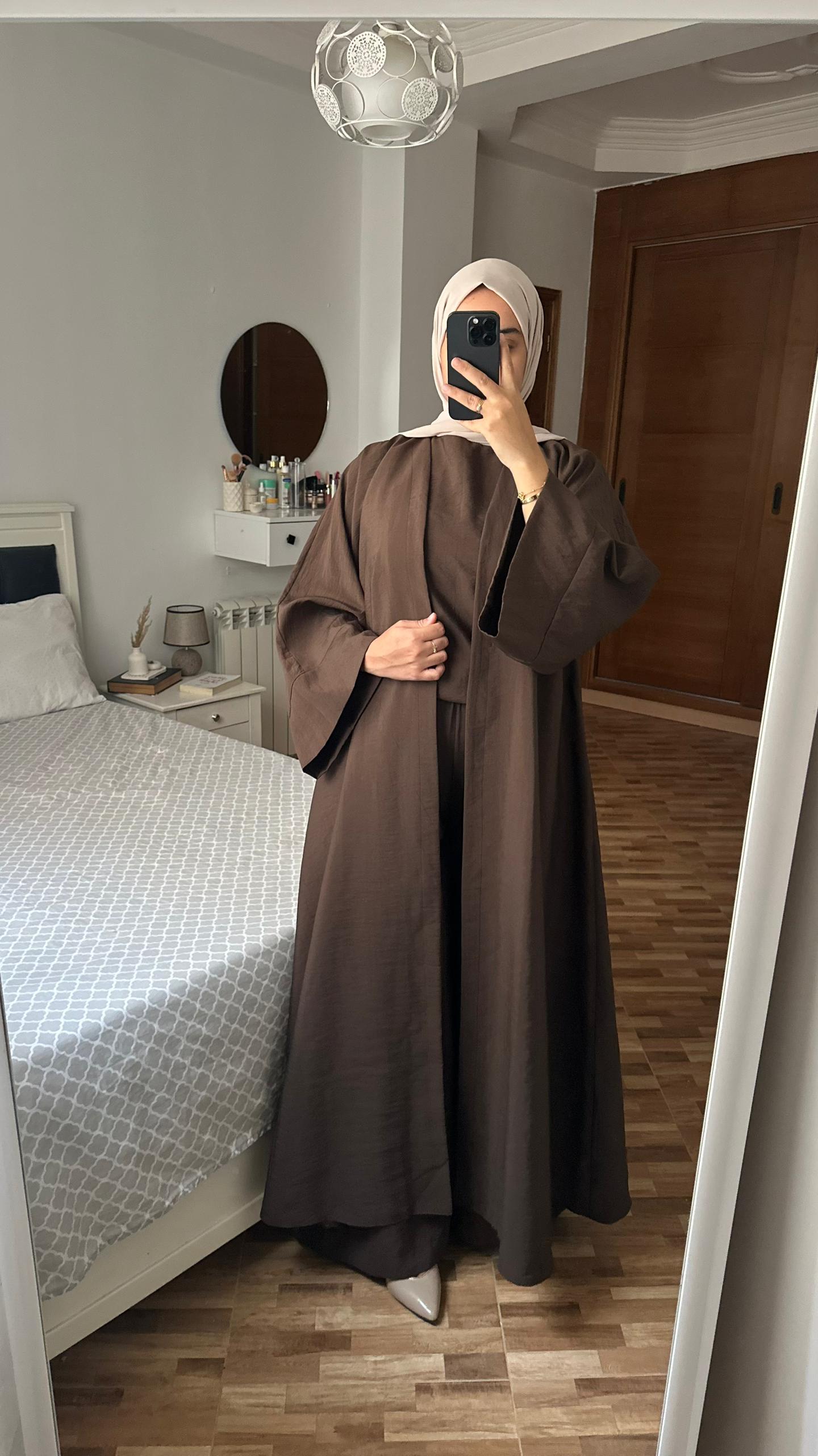 Ensemble marron 3 pièce