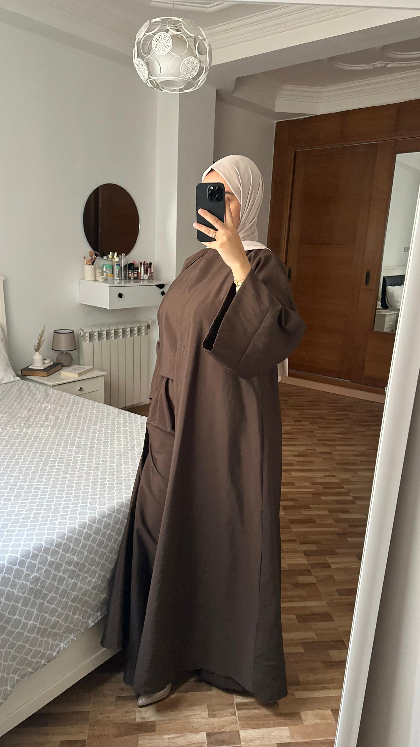 Ensemble marron 3 pièce