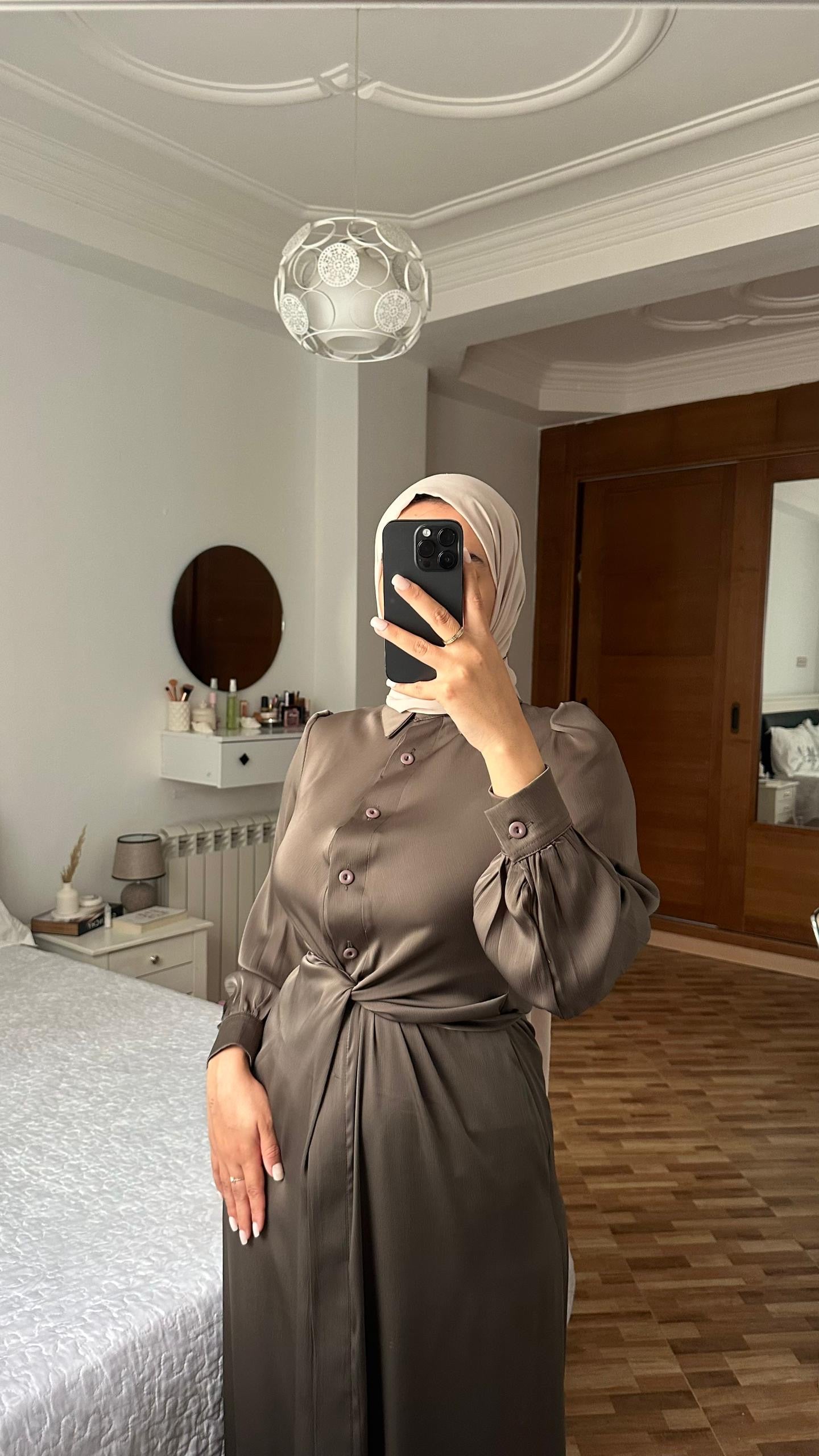 ROBE CHEMISE CROISE