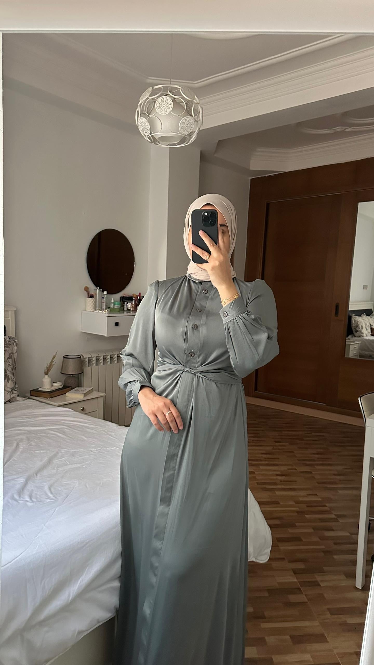 ROBE CHEMISE CROISE