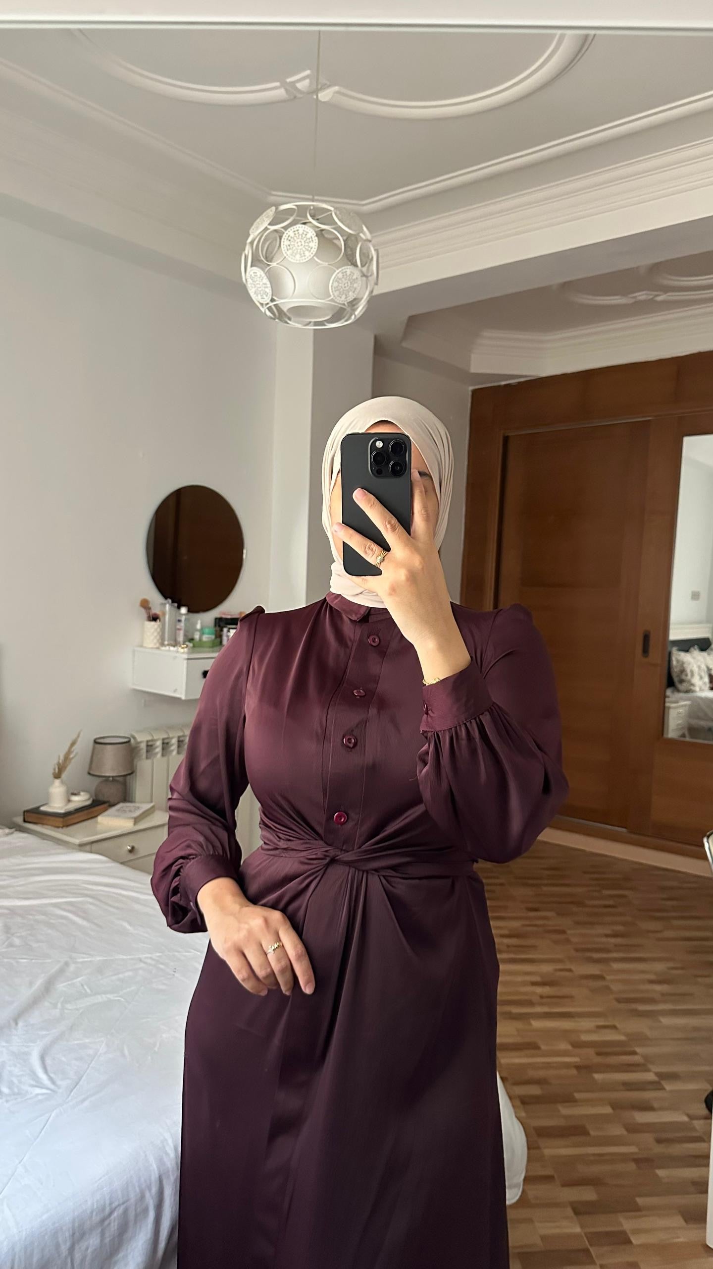 ROBE CHEMISE CROISE