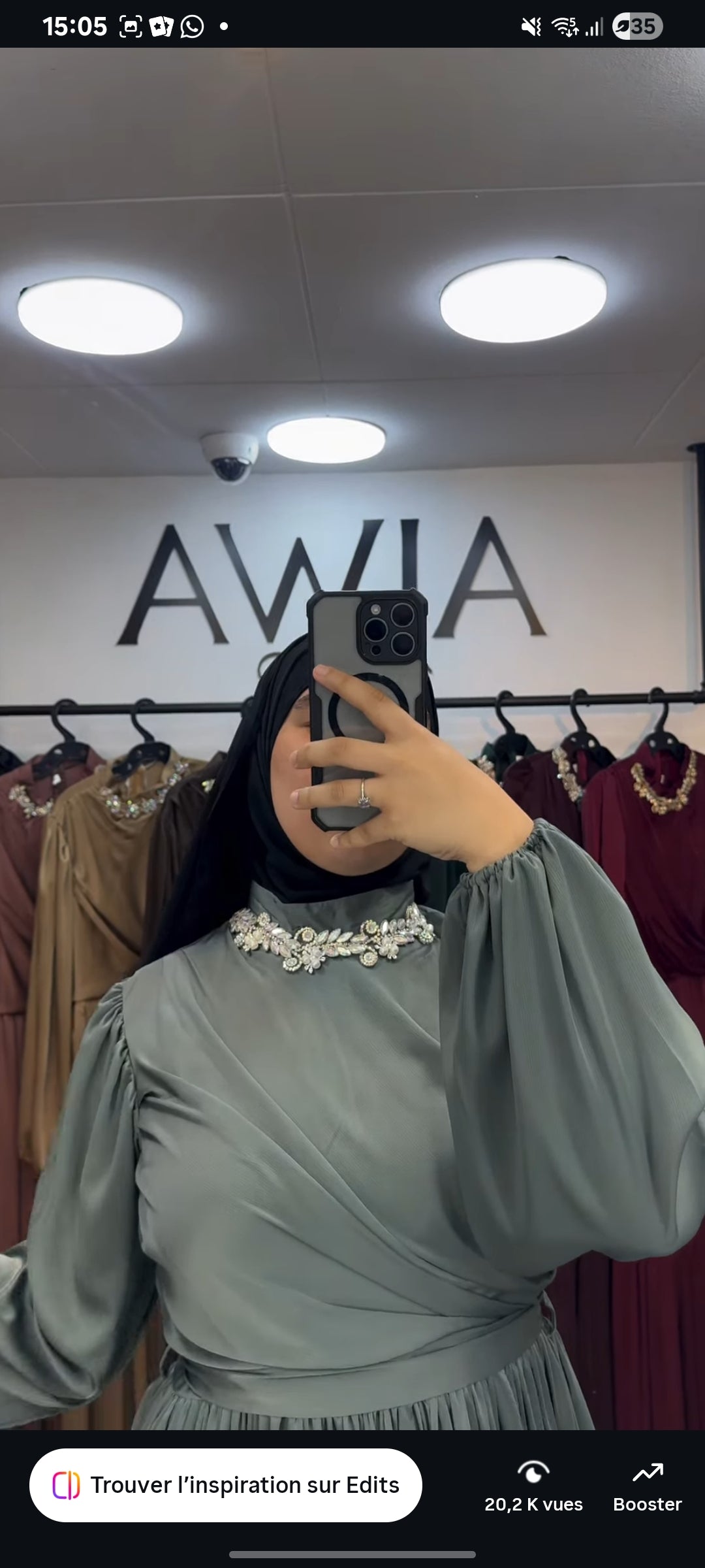 Robe fleurmas ajwa